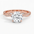 ecomposer-metal type-rose-gold-18K,ecomposer-ring setting-twisted