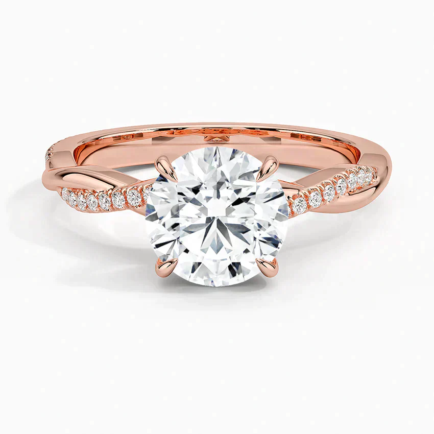 ecomposer-view with diamond shape-round,ecomposer-size-1.5-ct,ecomposer-metal type-rose-gold-18k