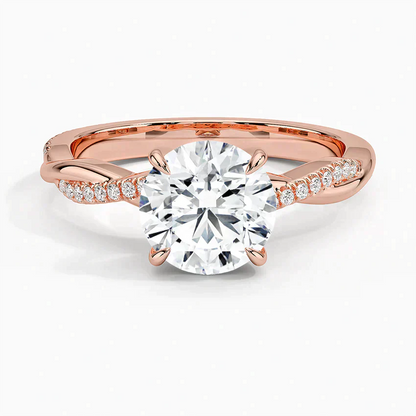 ecomposer-view with diamond shape-round,ecomposer-size-1.5-ct,ecomposer-metal type-rose-gold-18k