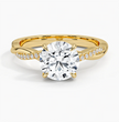 ecomposer-metal type-yellow-gold-18K,ecomposer-ring setting-twisted