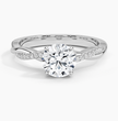 ecomposer-metal type-white-gold-18K,ecomposer-ring setting-twisted