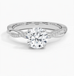 ecomposer-metal type-white-gold-18K,ecomposer-ring setting-twisted