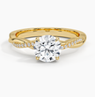 ecomposer-metal type-yellow-gold-18K,ecomposer-ring setting-twisted