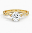 ecomposer-view with diamond shape-round,ecomposer-size-1-ct,ecomposer-metal type-yellow-gold-18k