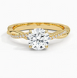 ecomposer-view with diamond shape-round,ecomposer-size-1-ct,ecomposer-metal type-yellow-gold-18k