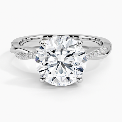 ecomposer-view with diamond shape-round,ecomposer-size-3-ct,ecomposer-metal type-white-gold-18k