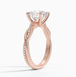 ecomposer-view with diamond shape-round,ecomposer-size-2.5-ct,ecomposer-metal type-rose-gold-18k