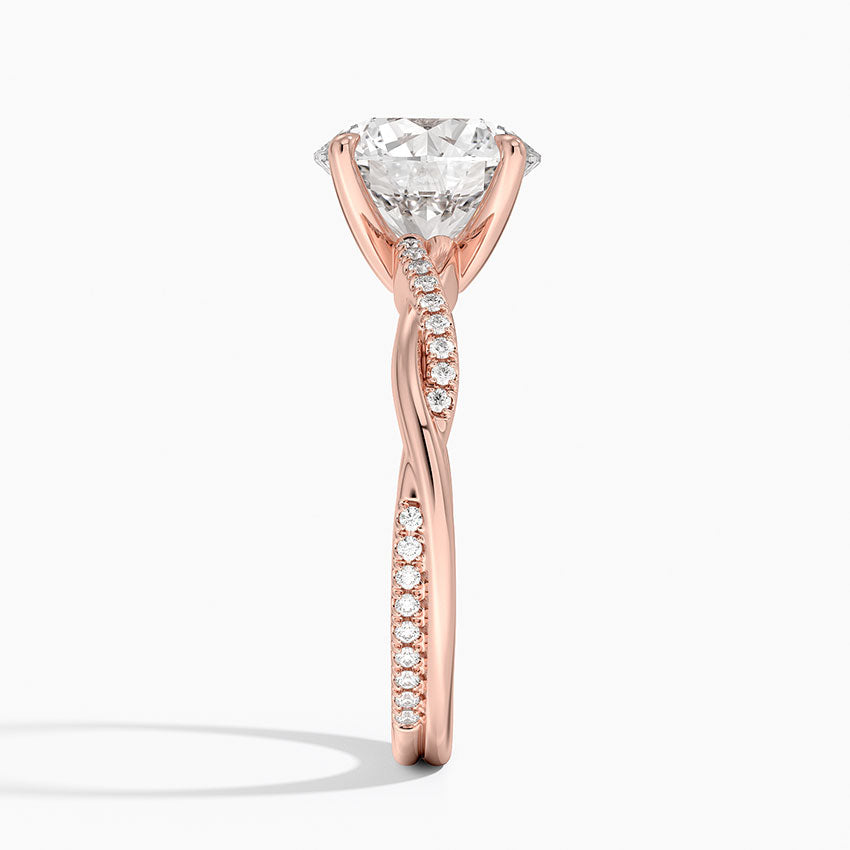 ecomposer-view with diamond shape-round,ecomposer-size-2.5-ct,ecomposer-metal type-rose-gold-18k