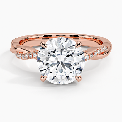 ecomposer-view with diamond shape-round,ecomposer-size-2.5-ct,ecomposer-metal type-rose-gold-18k