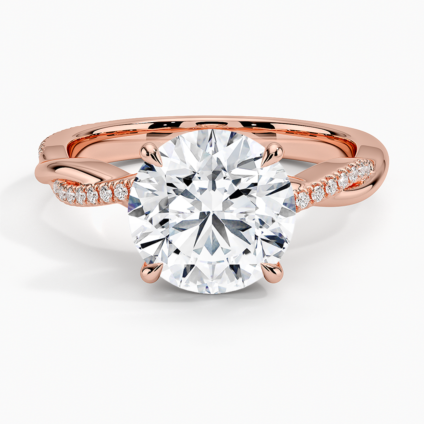 ecomposer-view with diamond shape-round,ecomposer-size-2.5-ct,ecomposer-metal type-rose-gold-18k