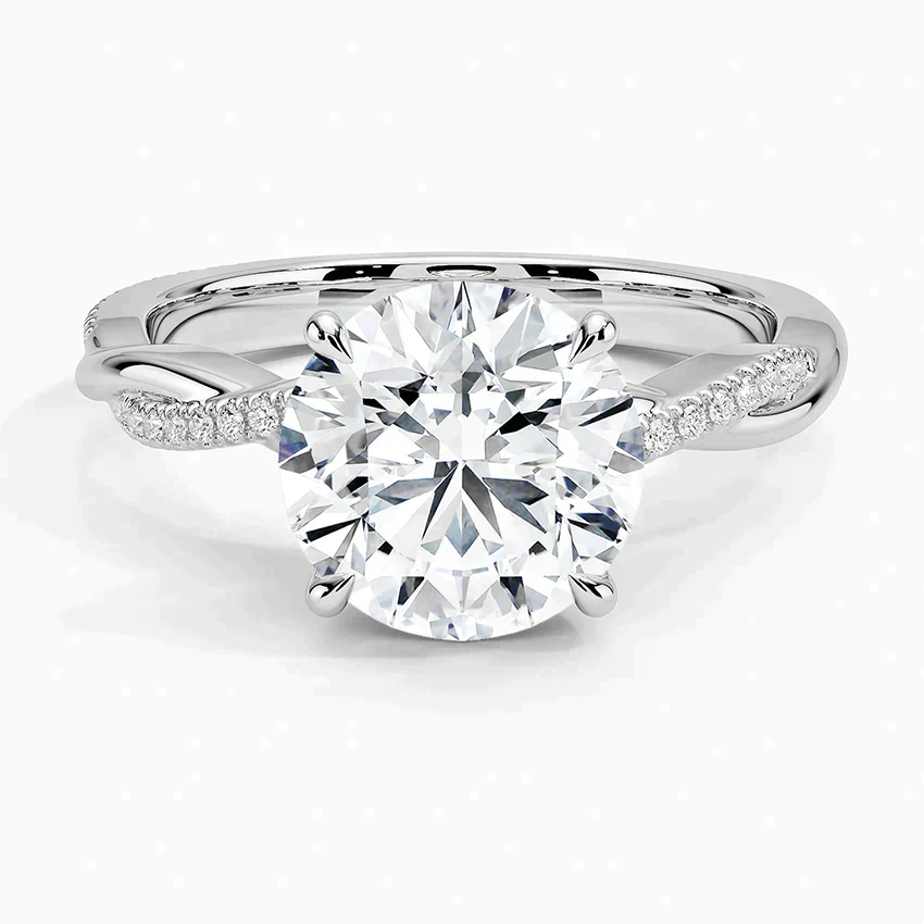 ecomposer-view with diamond shape-round,ecomposer-size-2.5-ct,ecomposer-metal type-white-gold-18k