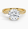ecomposer-metal type-yellow-gold-18K,ecomposer-ring setting-twisted