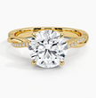 ecomposer-metal type-yellow-gold-18K,ecomposer-ring setting-twisted