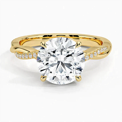 ecomposer-view with diamond shape-round,ecomposer-size-2.5-ct,ecomposer-metal type-yellow-gold-18k
