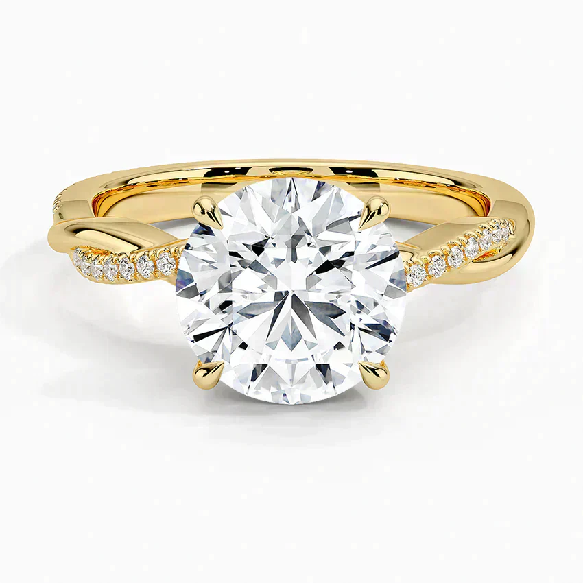 ecomposer-view with diamond shape-round,ecomposer-size-2.5-ct,ecomposer-metal type-yellow-gold-18k