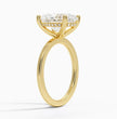 ecomposer-view with diamond shape-oval, ecomposer-metal type-yellow-gold-18k