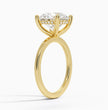 ecomposer-view with diamond shape-round, ecomposer-metal type-yellow-gold-18k